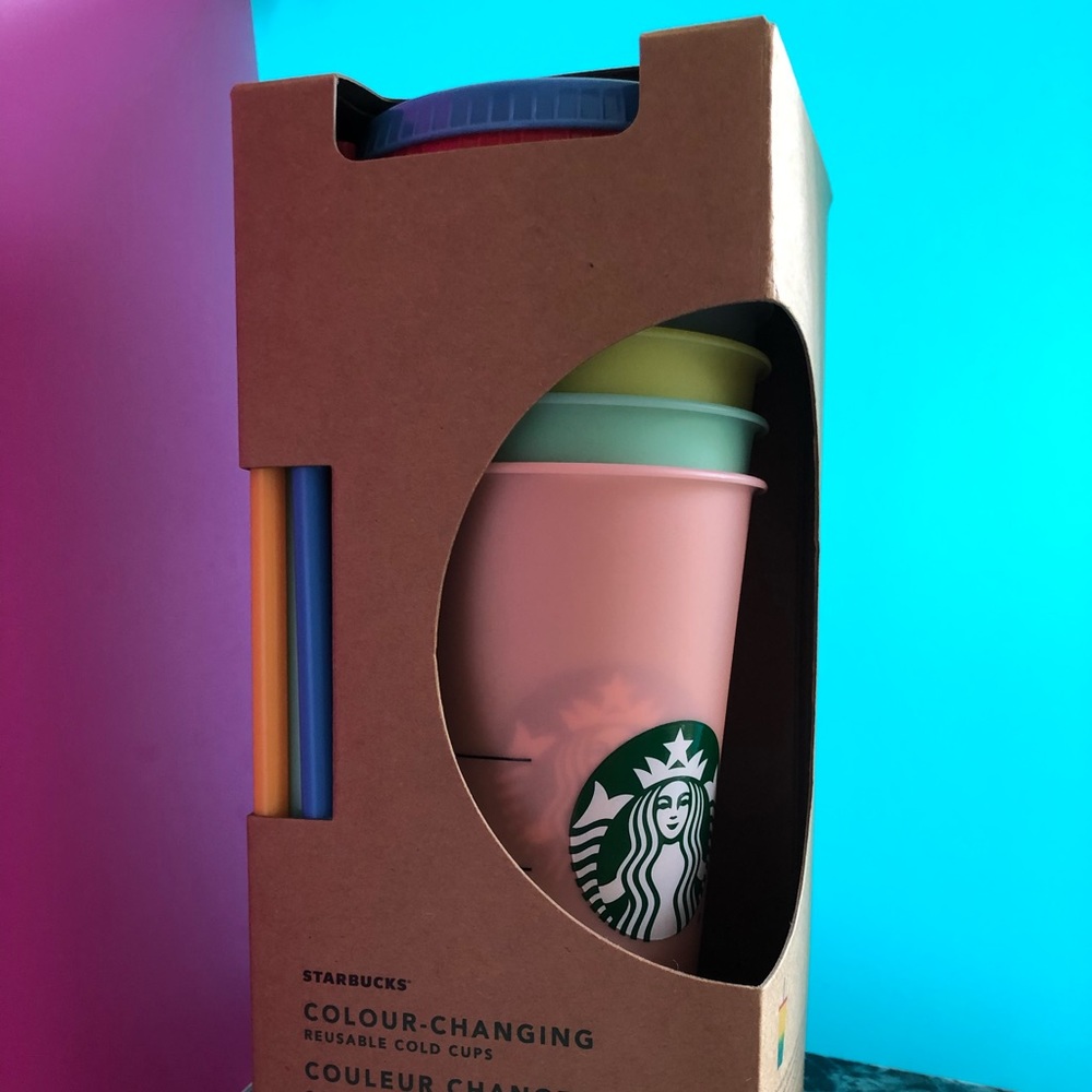 Starbucks Color Changing Cold Cups Set